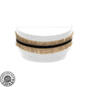 Aplique Doble Angola Textil Blanco y Yute Fabrilamp / Abrila Ref. 227161001