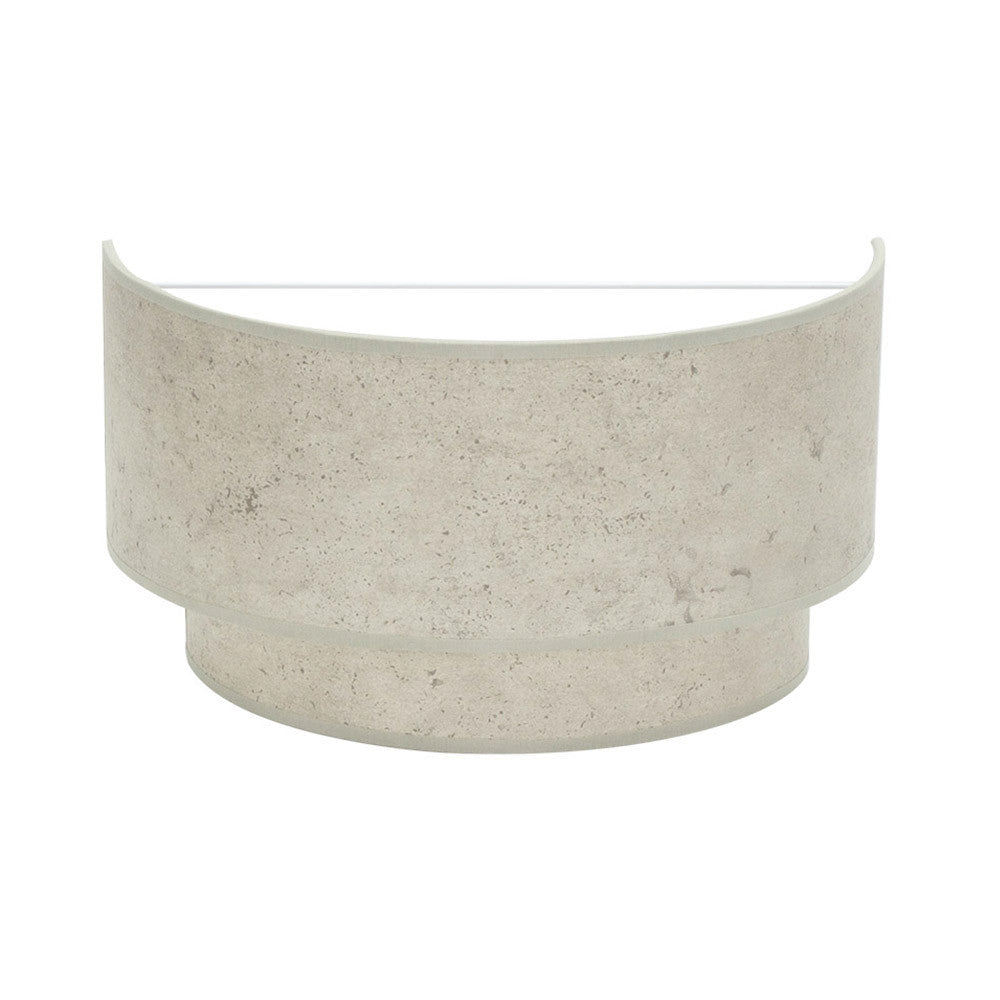 Aplique Doble Smile Fabrilamp / Abrila 175361028 diseño moderno cemento gris