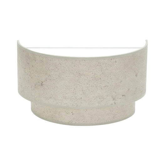 Aplique Doble Smile Fabrilamp / Abrila 175361028 diseño moderno cemento gris