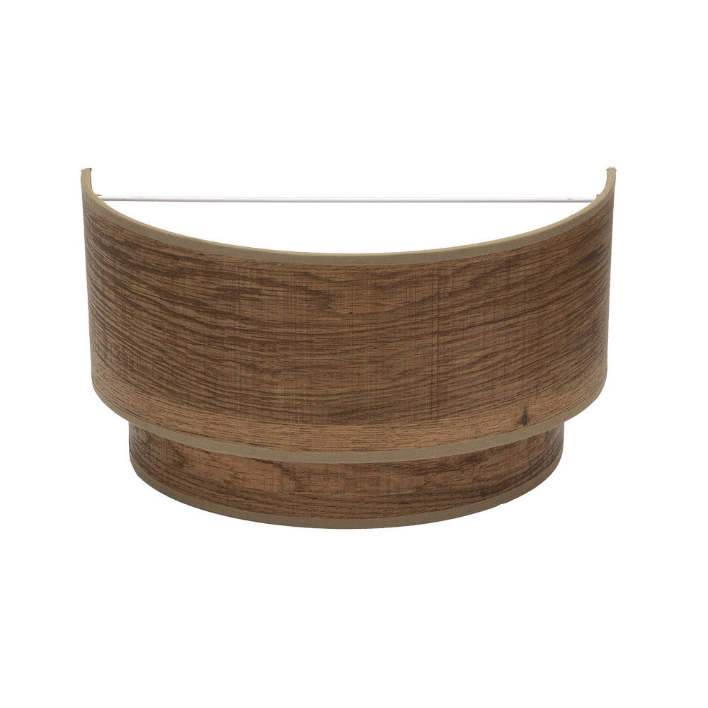 Aplique Smile Doble Madera Oscura Fabrilamp / Abrila Ref. 175361084