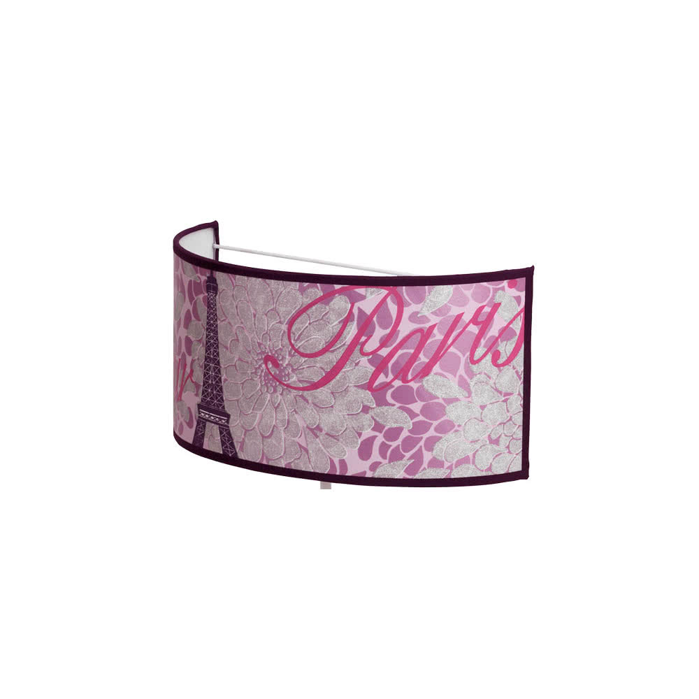 Aplique Eiffel Plata Fabrilamp / Abrila Ref. 055361010, diseño moderno para pared