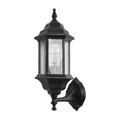 Aplique exterior Pollux Fabrilamp / Abrila negro, referencia 149461009, iluminación para pared