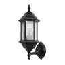 Aplique exterior Pollux Fabrilamp / Abrila negro, referencia 149461009, iluminación para pared