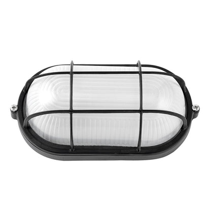 Apus Aplique Exterior Oval Negro Fabrilamp / Abrila IA012026