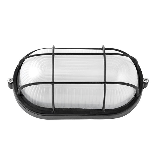 Apus Aplique Exterior Oval Negro Fabrilamp / Abrila IA012026