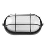 Apus Aplique Exterior Oval Negro Fabrilamp / Abrila IA012026