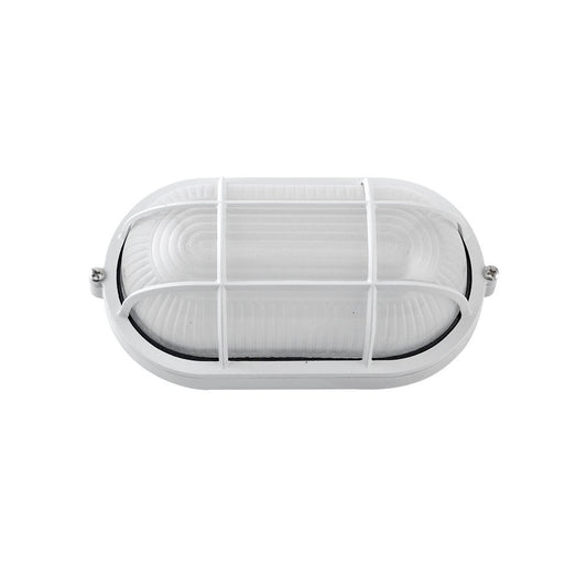 Apus Aplique Exterior Oval Blanco Fabrilamp / Abrila 148162001
