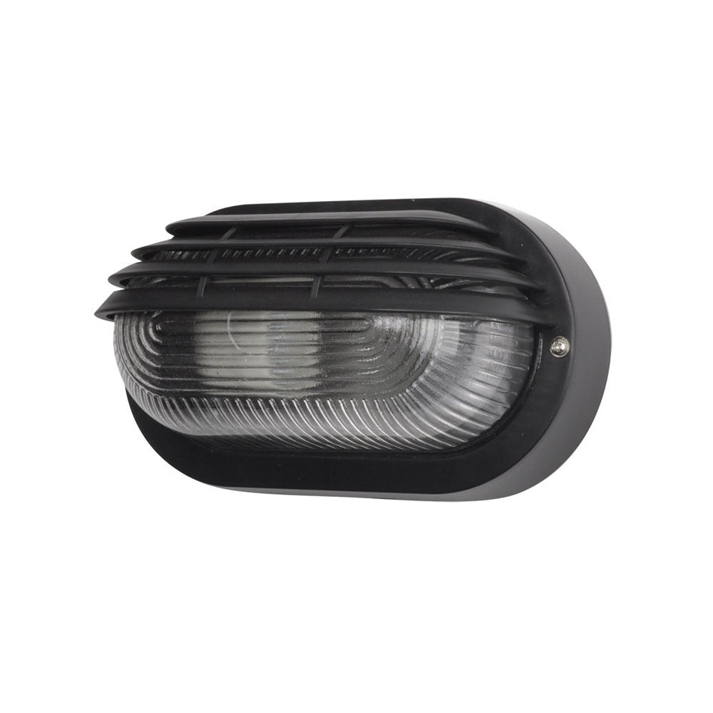 Aplique Exterior Canopus Oval Negro Fabrilamp / Abrila 148262009