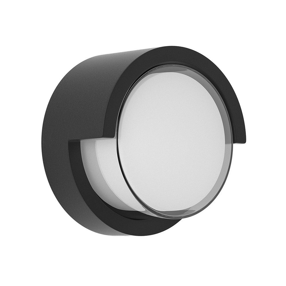 Aplique exterior Bejel Fabrilamp / Abrila moderno negro ref. 233761009