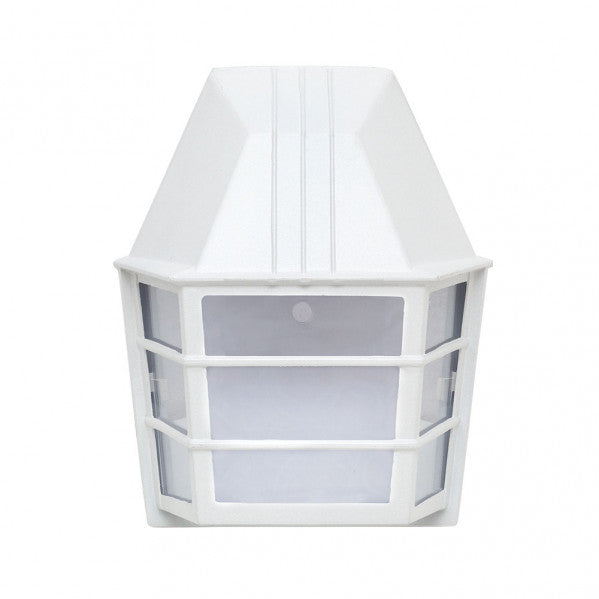 Aplique Exterior Aluminio Acrux 1xe27 Blanco IP23 24x20x11,5 Cm - Fabrilamp en luzguru.com