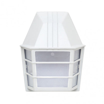 Aplique Exterior Aluminio Acrux 1xe27 Blanco IP23 24x20x11,5 Cm - Fabrilamp en luzguru.com