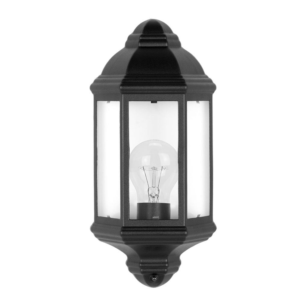 Aplique exterior clásico negro Fabrilamp / Abrila Shaula 149961009