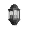 Shaula Aplique Exterior Negro Fabrilamp / Abrila 149962009 resistente con doble E27