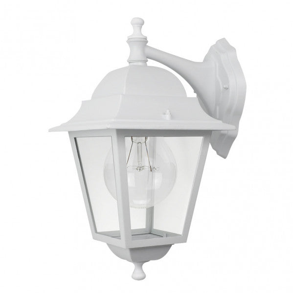 Aplique exterior de aluminio Spica blanco de Fabrilamp, modelo 149261001, ideal para iluminar espacios exteriores con estilo y resistencia al agua.