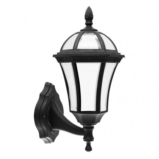 Aplique Exterior Comino 1xE27 Negro IP44 Policarbonato Fabrilamp - vista principal | Fabrilamp / Abrila