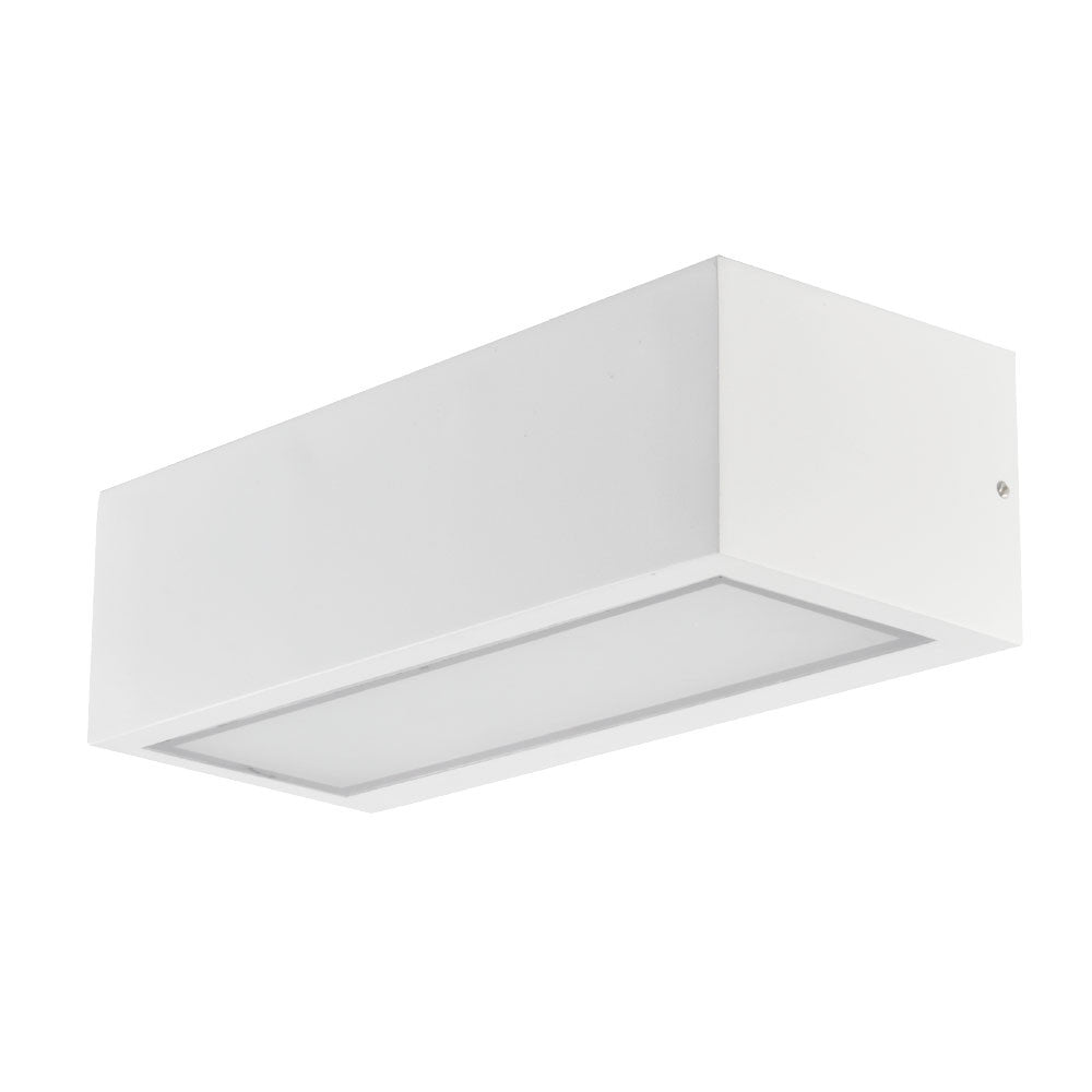 Aplique Exterior Conga Blanco Fabrilamp / Abrila 150860101 moderno con protección IP54
