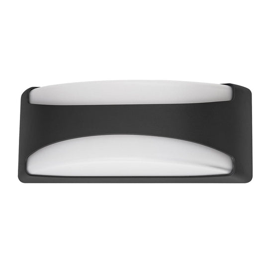 Aplique exterior Daikon Fabrilamp / Abrila moderno negro ref. 126661009