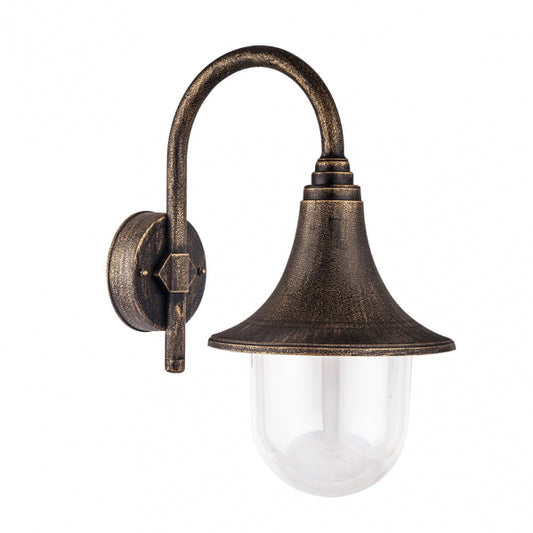 Aplique de Exterior Hinojo 1xE27 Oro Viejo IP44 Fabrilamp - vista principal | Fabrilamp / Abrila