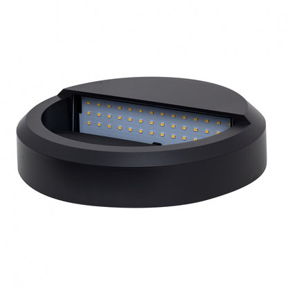 Aplique Lordelo fabricado en metal color gris oscuro, ideal para iluminación exterior resistente IP65