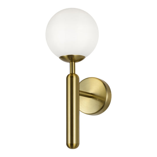 Aplique de Pared Ficus Latón con Bola Opal 28W G9 Alemar - vista principal | AJP / Alemar