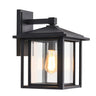 Aplique Exterior Negro Mate CristalRecord Ronda 43-260-27-180