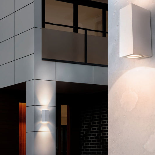 Aplique de Pared Confo 16 cm 2 Luces GU10 IP44 Blanco Mate CristalRecord - imagen 2 | CristalRecord