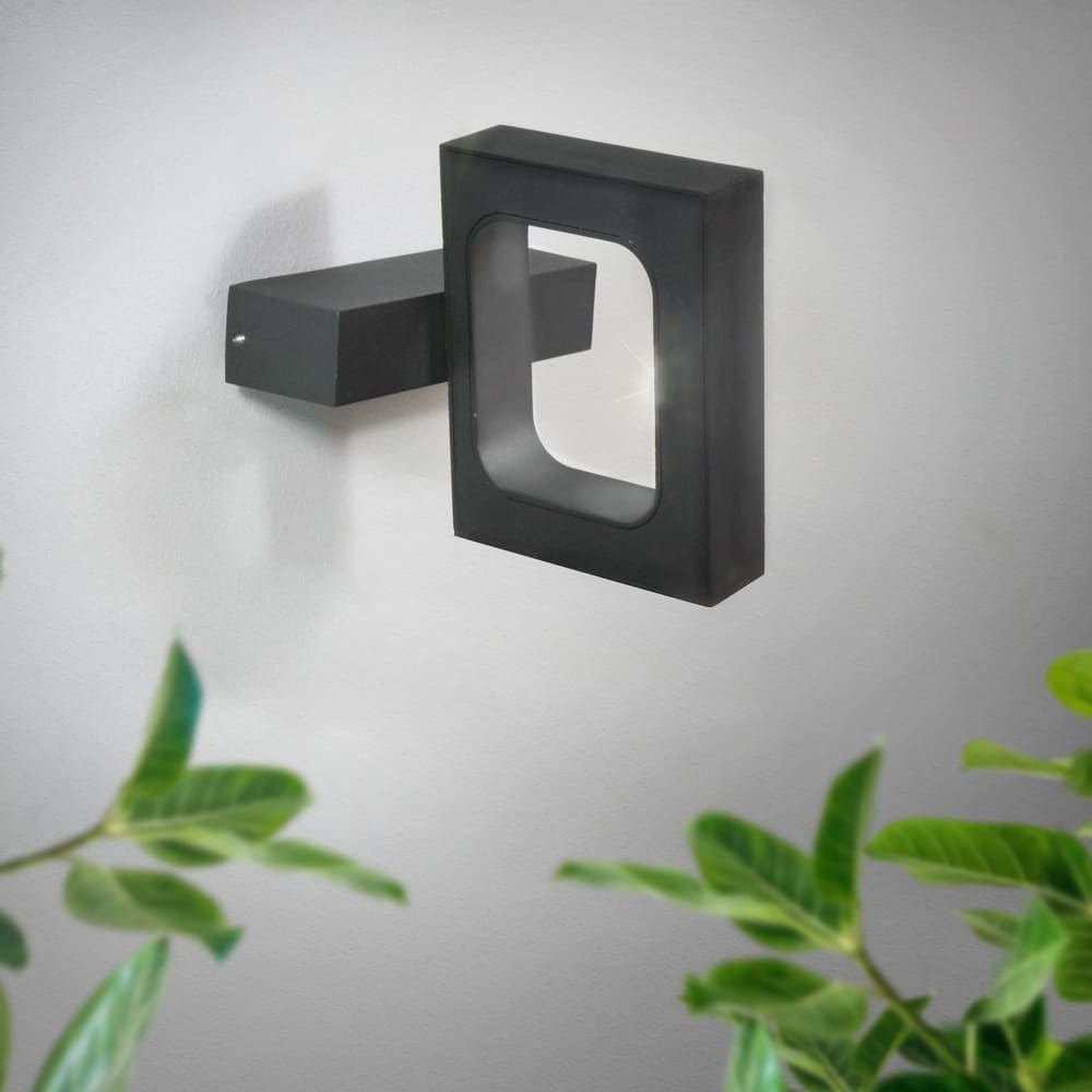 Lámpara de pared moderna ideal para exterior o dormitorio