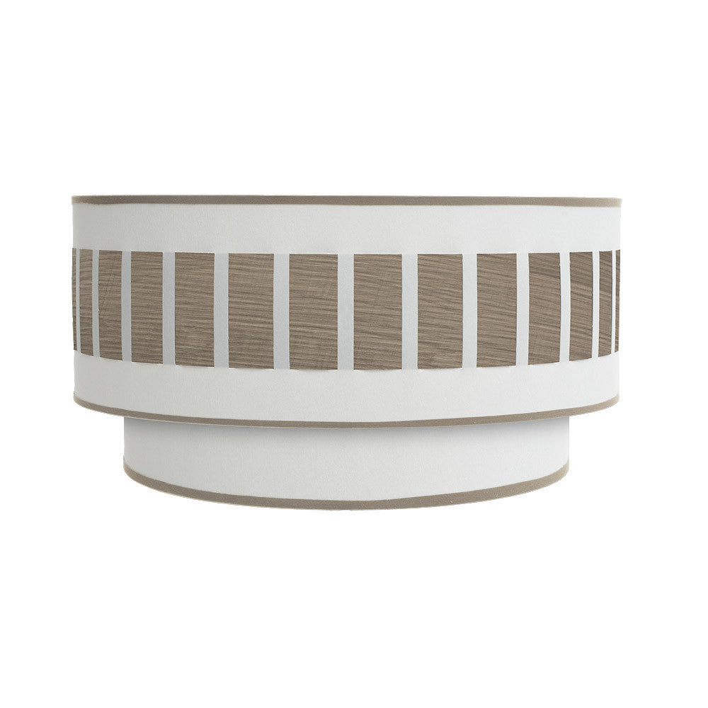 Aplique Ivanna 1xE27 Blanco/Madera Clara de Fabrilamp - SKU 188461085
