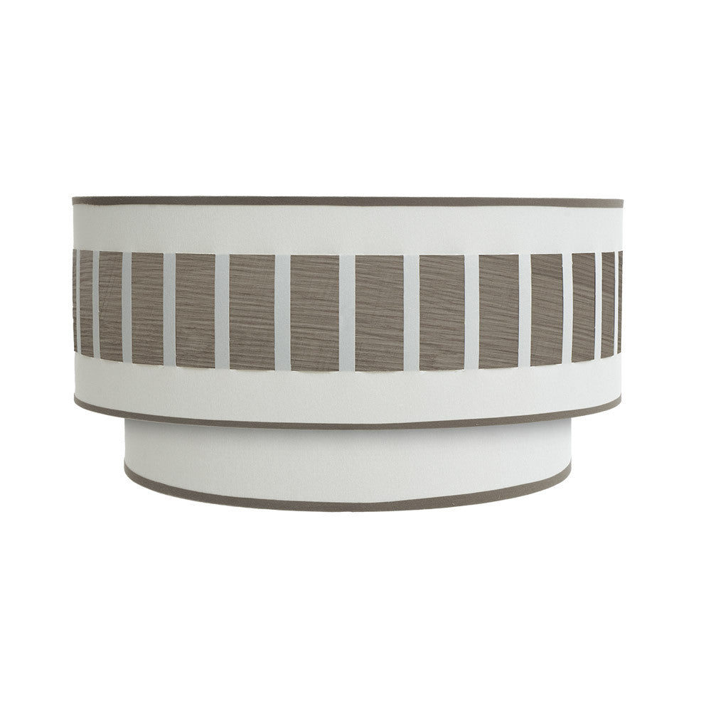 Aplique Ivanna Blanco/Madera Gris Fabrilamp - Diseño Moderno y Elegante para Iluminación Interior