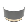 Aplique de pared Kandy Fabrilamp / Abrila textil natural y gris ref. 174261028
