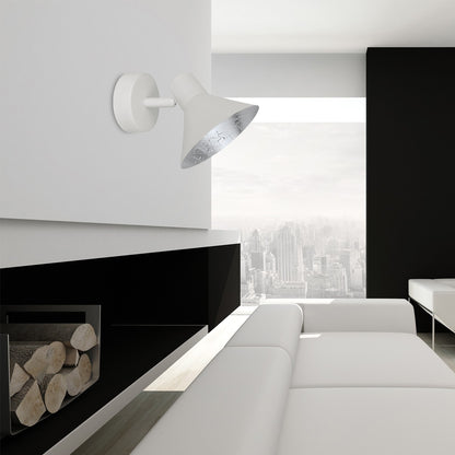 Medidas aplique pared Kobi Blanco-Plata AJP/Alemar (Ref. 10434) - luzguru.com
