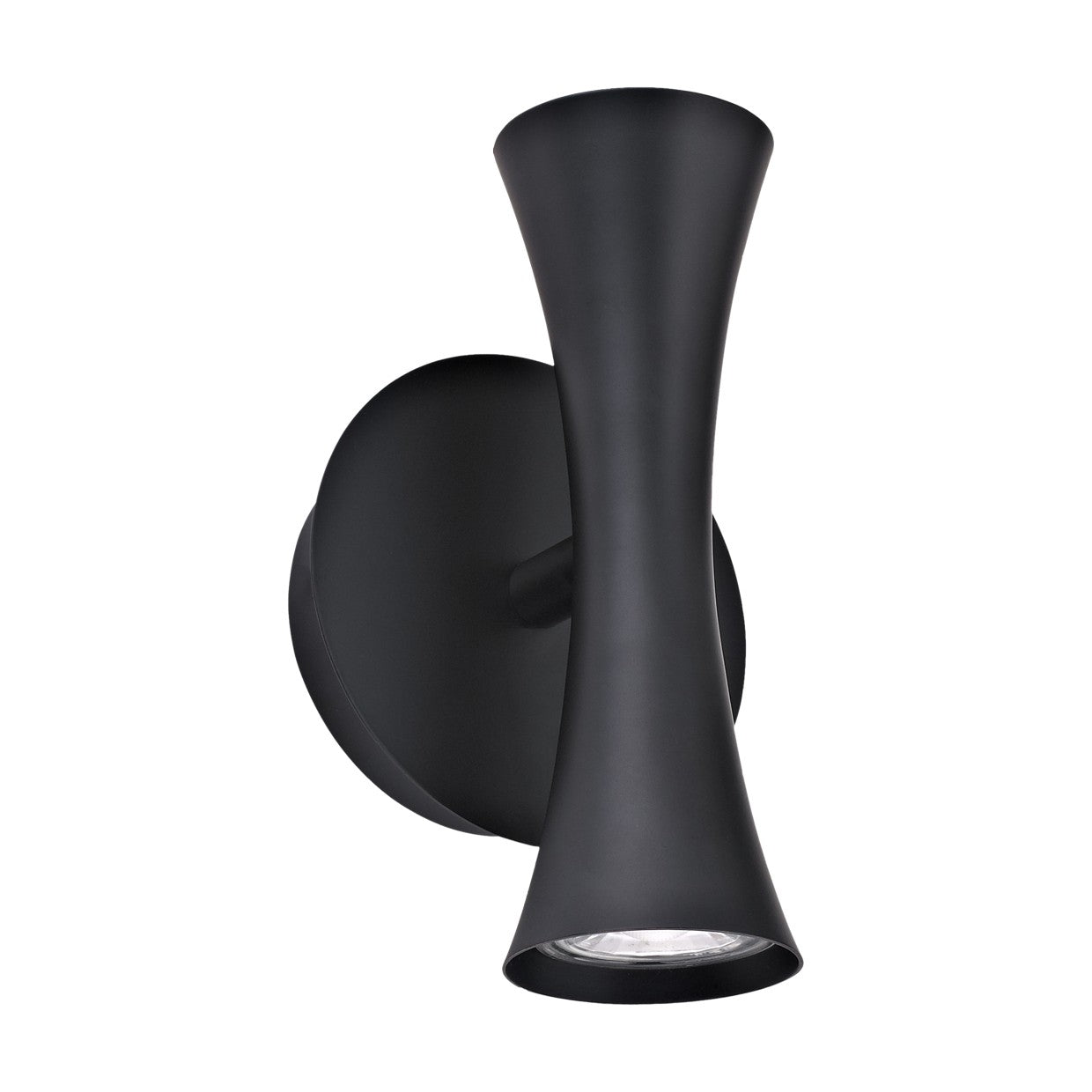 Aplique LED ALDA Negro 2x50W GU-10 - AJP / Alemar - 11597 - luzguru.com