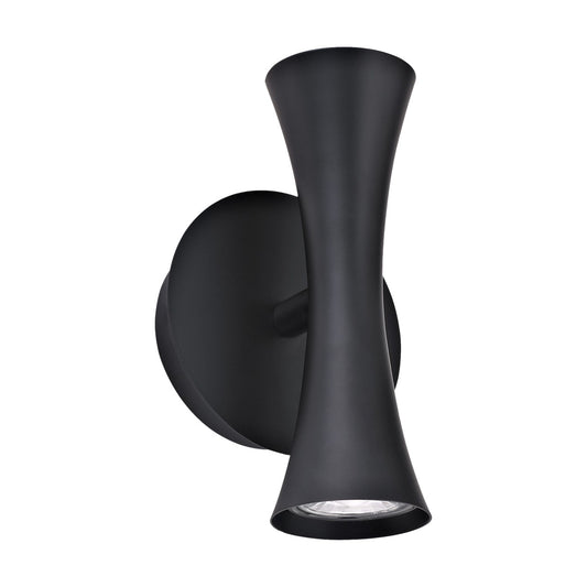 Aplique LED ALDA Negro 2x50W GU-10 - AJP / Alemar - 11597 - luzguru.com