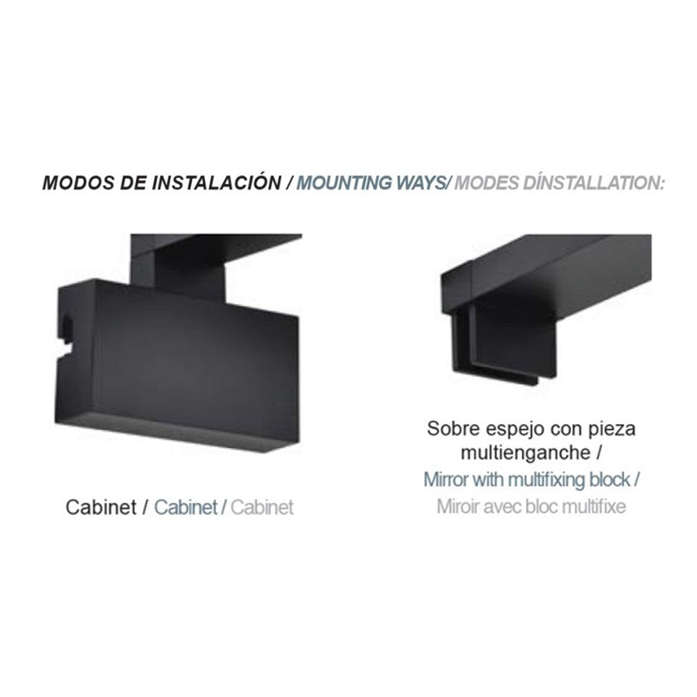Aplique LED con 420 lúmenes para baño