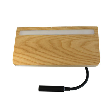 Lámpara de pared moderna ideal para dormitorio con repisa