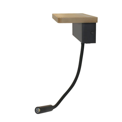 Aplique LED con doble iluminación 5W+3W y puerto USB
