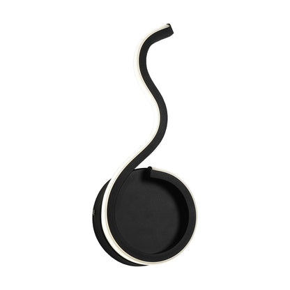 Aplique LED Macan Negro 11496 - AJP / Alemar - luzguru.com