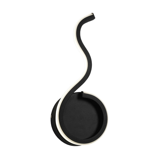 Aplique LED Macan Negro 11496 - AJP / Alemar - luzguru.com