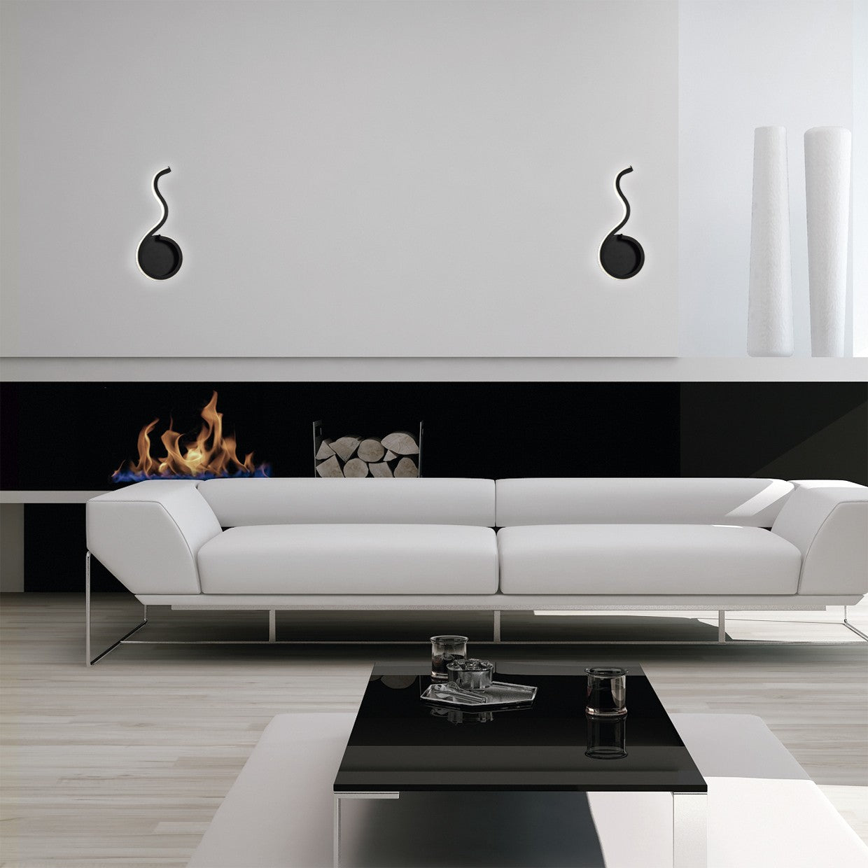 Medidas Aplique LED Macan Negro 11W AJP/Alemar (Ref. 11496) - luzguru.com
