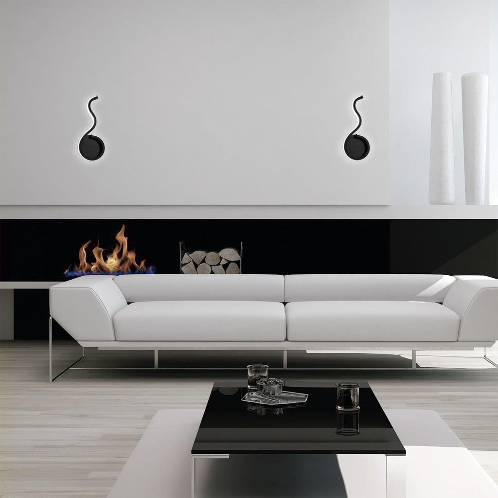 Medidas Aplique LED Macan Negro 11W AJP/Alemar Ref. 11496 - luzguru.com
