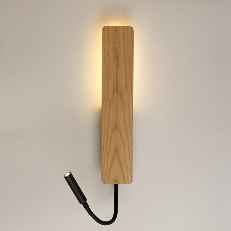 Lámpara de pared moderna ideal para dormitorio con puerto USB