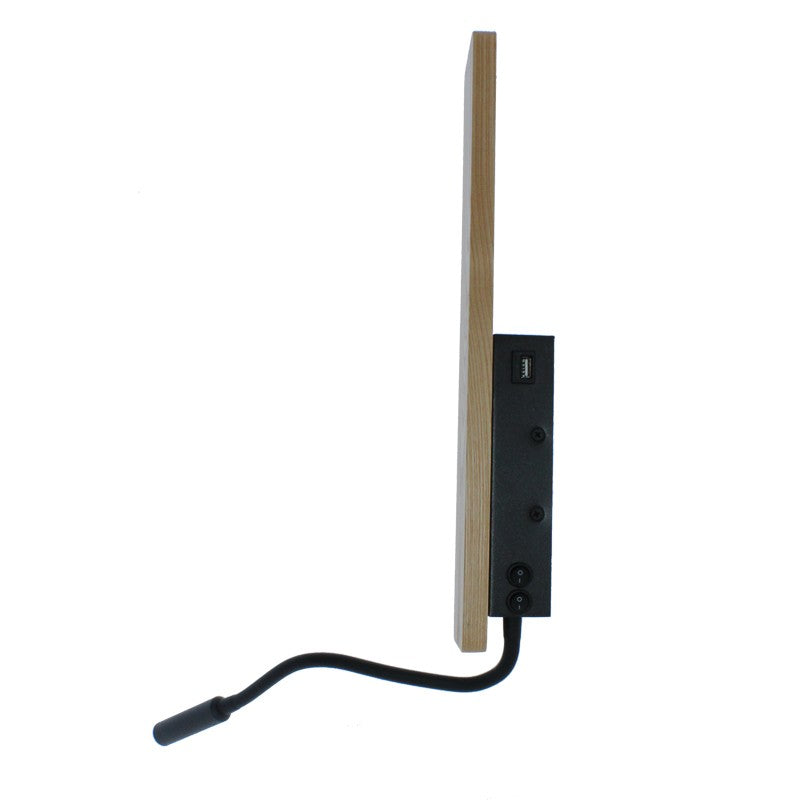 Aplique LED con brazo flexible para una iluminación orientable