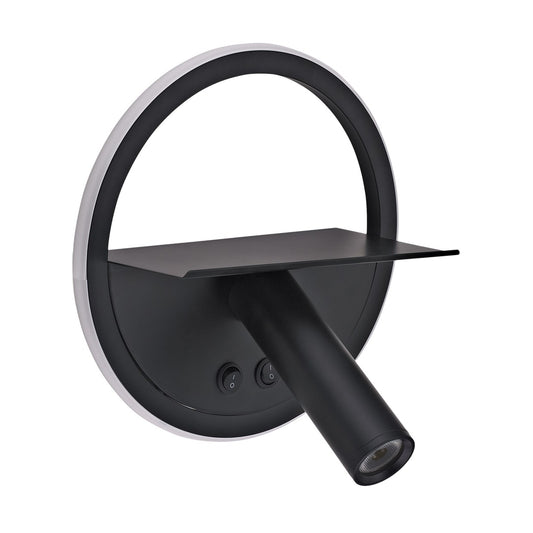 Aplique LED Palmer Negro 11604 de AJP / Alemar - luzguru.com