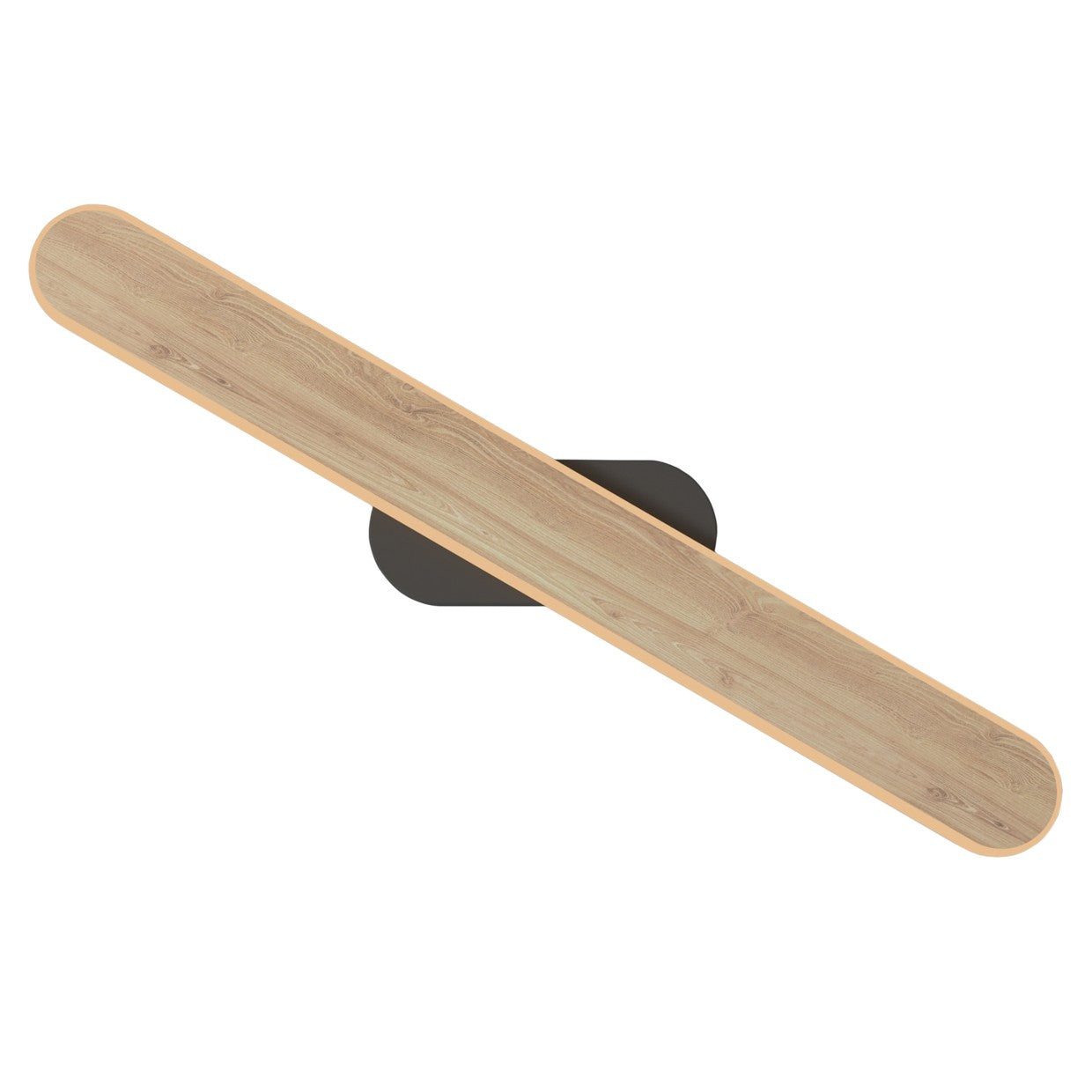 Aplique LED RINO Negro-Madera 15W 3000K - AJP / Alemar - luzguru.com