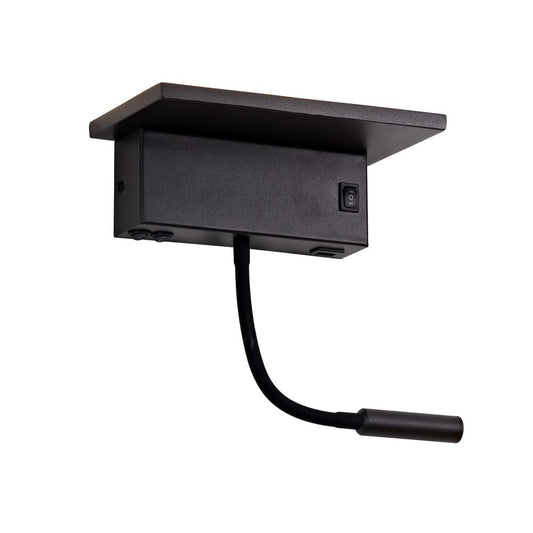 Aplique LED Rob2 CristalRecord 43-229-08-380 con USB y carga inalámbrica