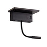 Aplique LED Rob2 CristalRecord 43-229-08-380 con USB y carga inalámbrica