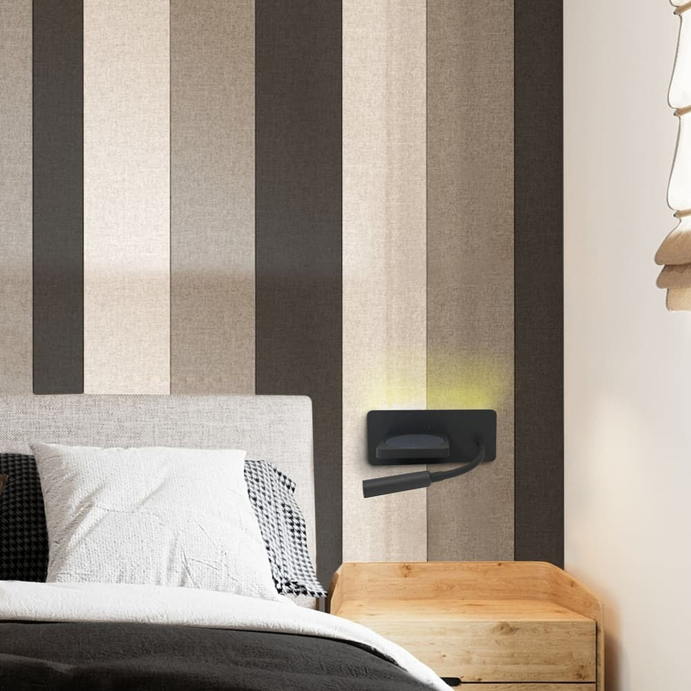 Lámpara de pared moderna ideal para dormitorio