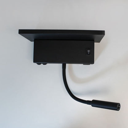 Aplique LED con 532 lúmenes ideal para lectura y carga de dispositivos