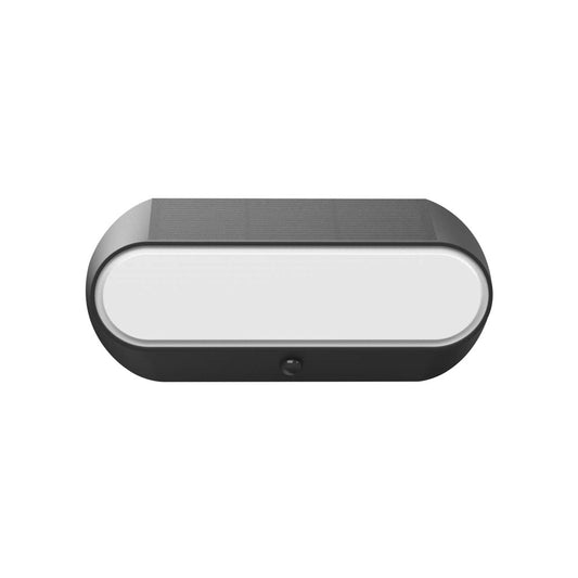 Aplique LED Solar Tali 5W con Sensor Blanco y Negro CristalRecord - vista principal | CristalRecord