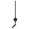 AJP / Alemar Aplique LED Zac Negro 8W 3000K - luzguru.com